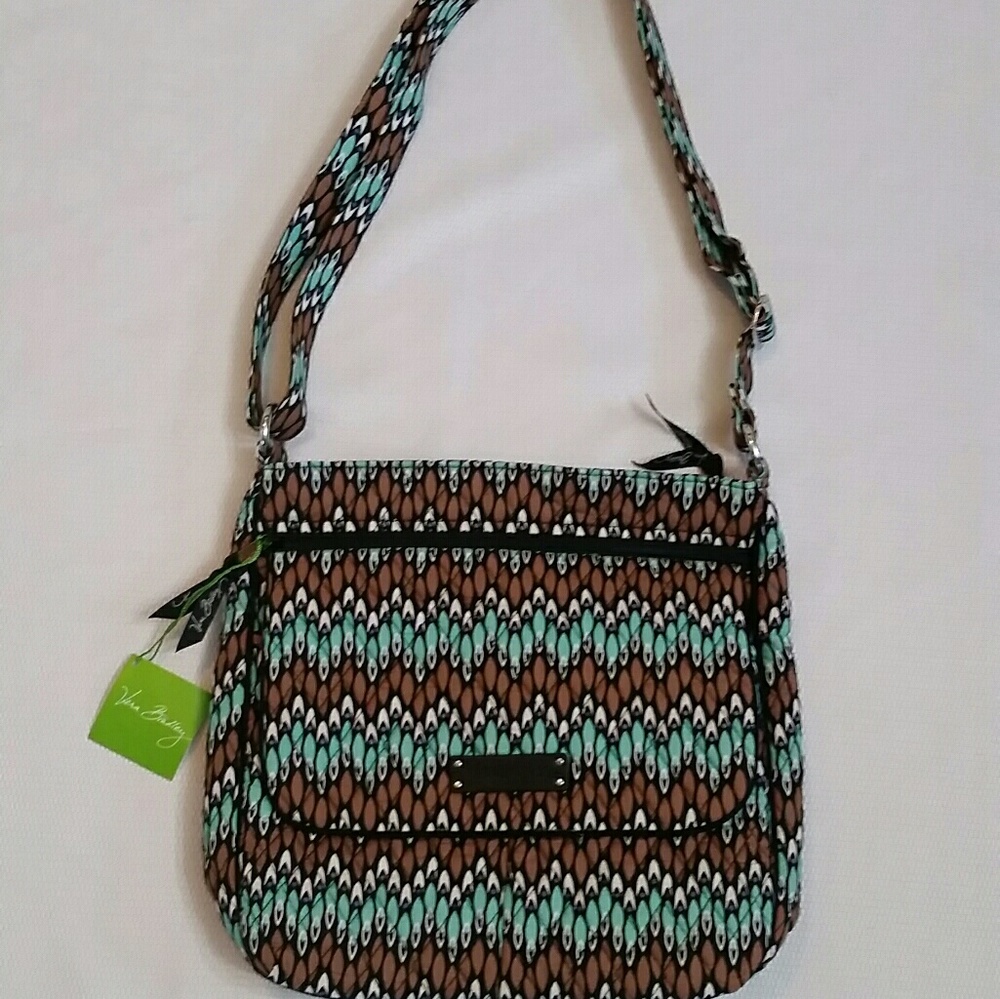 Vera Bradley double zip mailbag Style purse